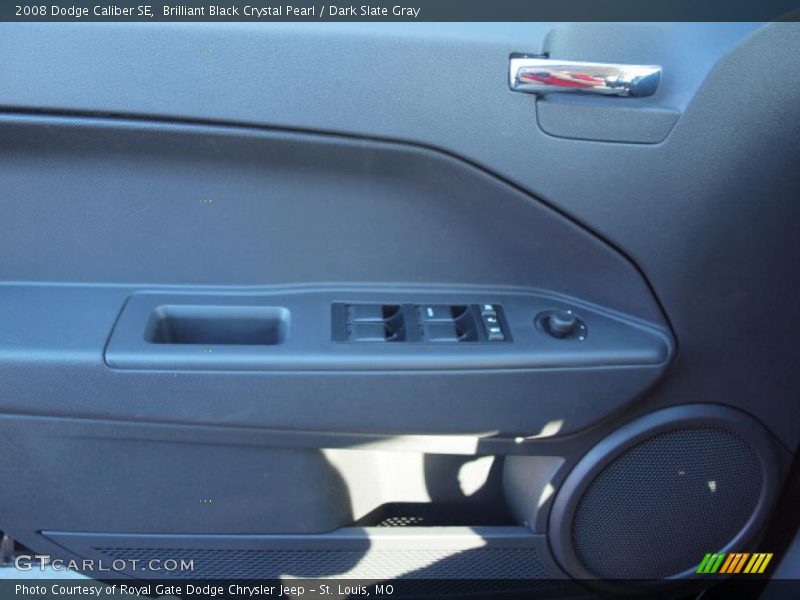 Brilliant Black Crystal Pearl / Dark Slate Gray 2008 Dodge Caliber SE