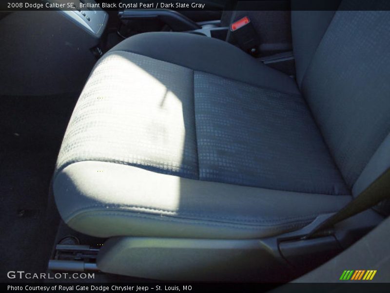 Brilliant Black Crystal Pearl / Dark Slate Gray 2008 Dodge Caliber SE