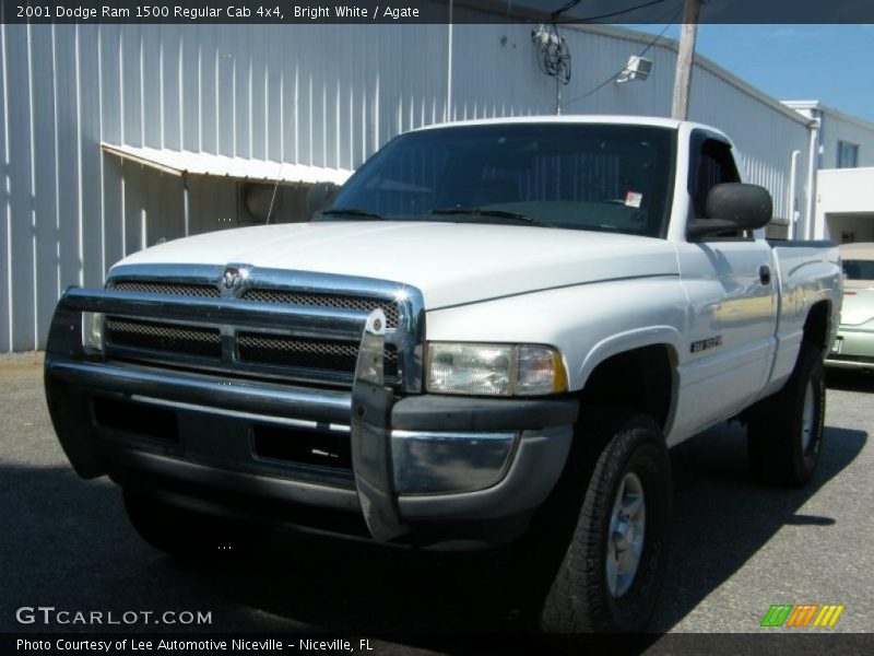 Bright White / Agate 2001 Dodge Ram 1500 Regular Cab 4x4