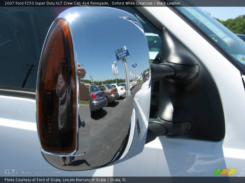 Oxford White Clearcoat / Black Leather 2007 Ford F250 Super Duty XLT Crew Cab 4x4 Renegade