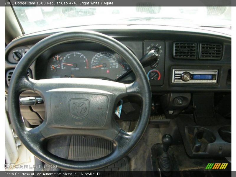 Bright White / Agate 2001 Dodge Ram 1500 Regular Cab 4x4
