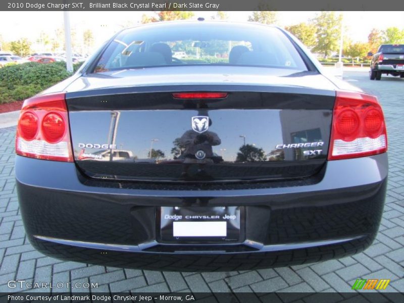 Brilliant Black Crystal Pearl / Dark Slate Gray 2010 Dodge Charger SXT