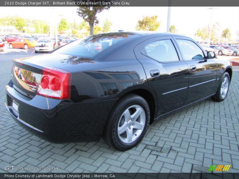Brilliant Black Crystal Pearl / Dark Slate Gray 2010 Dodge Charger SXT