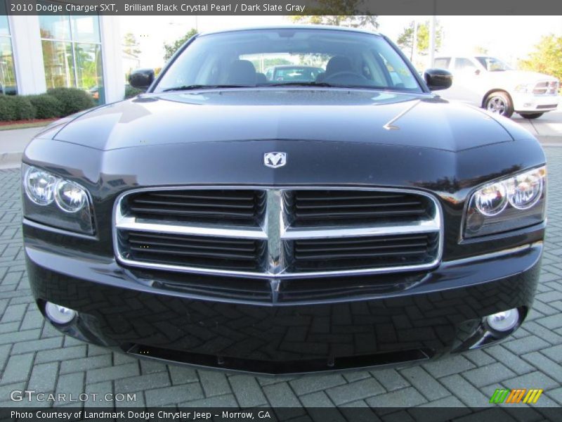 Brilliant Black Crystal Pearl / Dark Slate Gray 2010 Dodge Charger SXT