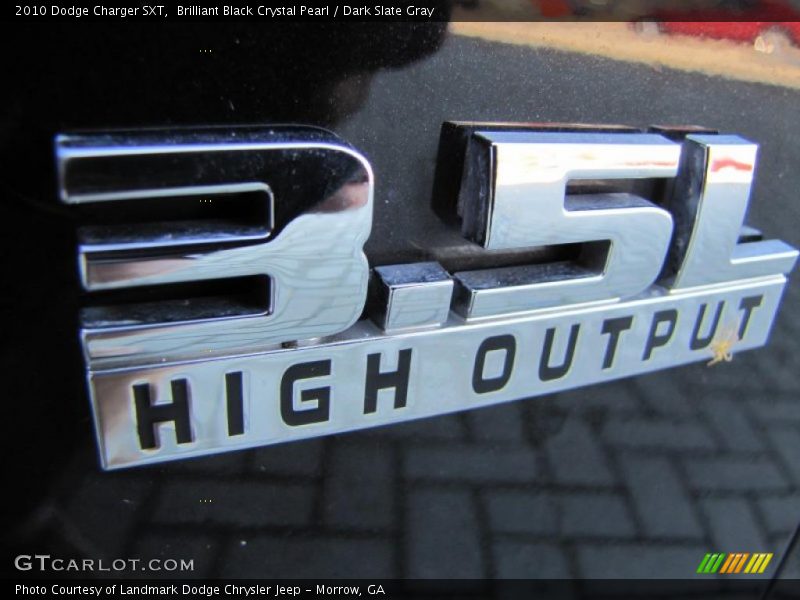 Brilliant Black Crystal Pearl / Dark Slate Gray 2010 Dodge Charger SXT