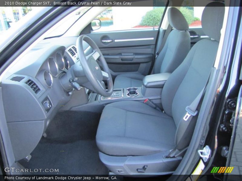 Brilliant Black Crystal Pearl / Dark Slate Gray 2010 Dodge Charger SXT