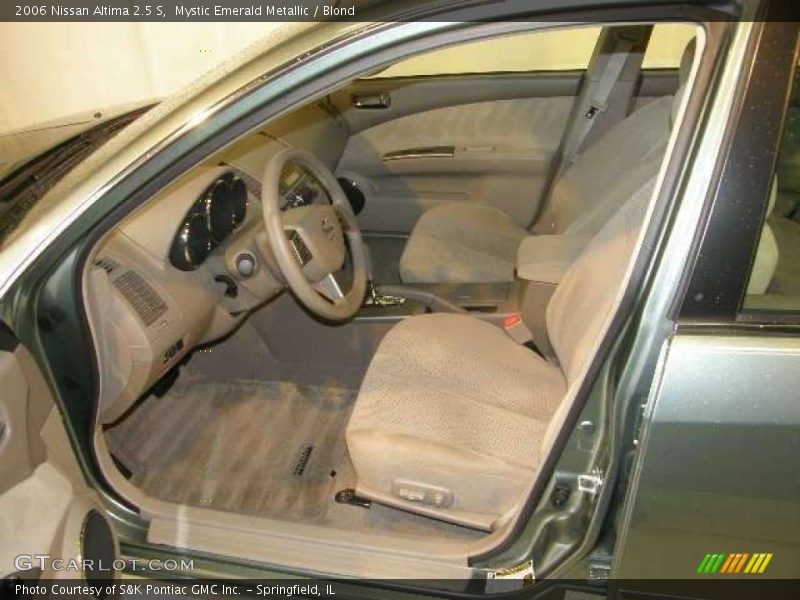 Mystic Emerald Metallic / Blond 2006 Nissan Altima 2.5 S