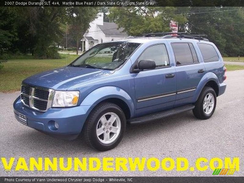 Marine Blue Pearl / Dark Slate Gray/Light Slate Gray 2007 Dodge Durango SLT 4x4