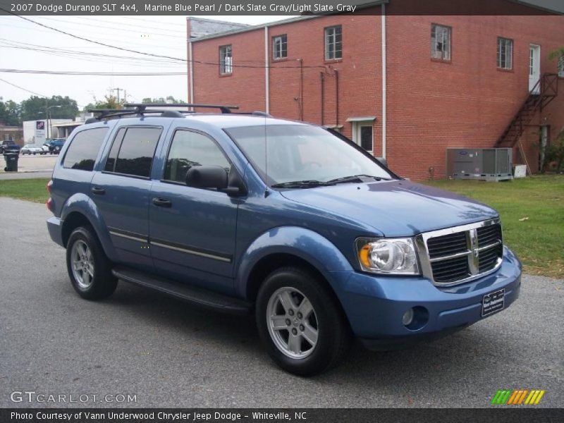 Marine Blue Pearl / Dark Slate Gray/Light Slate Gray 2007 Dodge Durango SLT 4x4