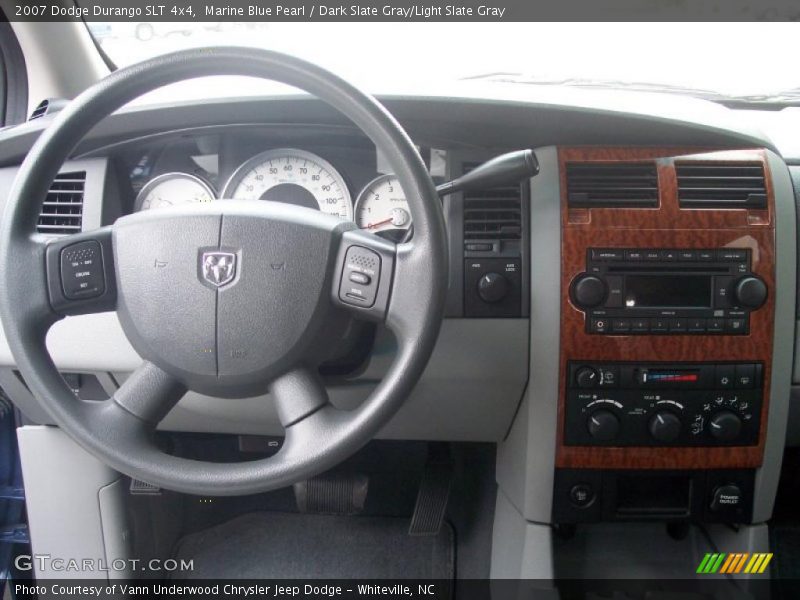 Marine Blue Pearl / Dark Slate Gray/Light Slate Gray 2007 Dodge Durango SLT 4x4