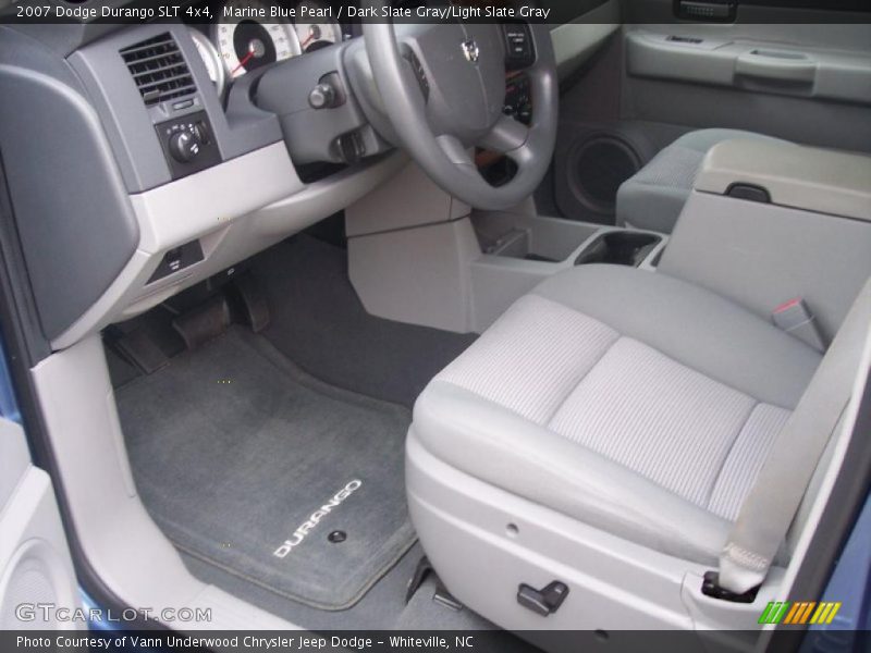 Marine Blue Pearl / Dark Slate Gray/Light Slate Gray 2007 Dodge Durango SLT 4x4