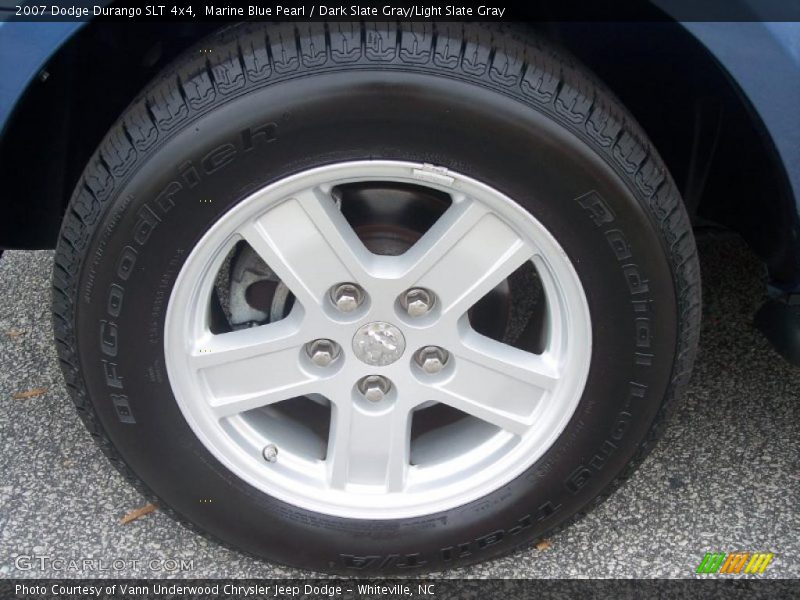 Marine Blue Pearl / Dark Slate Gray/Light Slate Gray 2007 Dodge Durango SLT 4x4