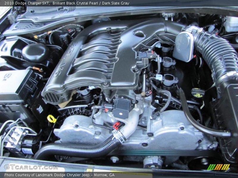 Brilliant Black Crystal Pearl / Dark Slate Gray 2010 Dodge Charger SXT