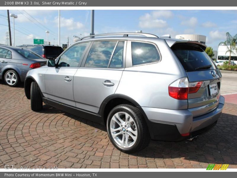 Silver Grey Metallic / Grey 2008 BMW X3 3.0si
