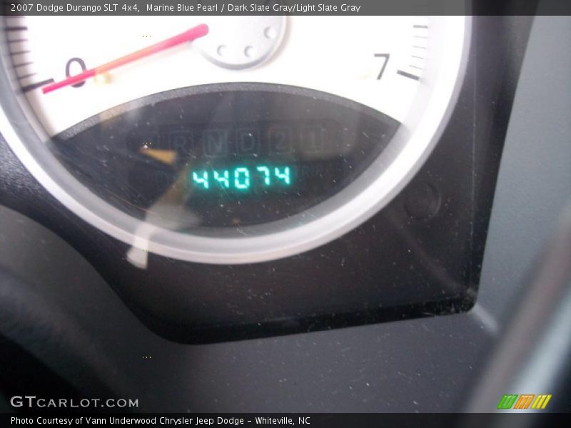 Marine Blue Pearl / Dark Slate Gray/Light Slate Gray 2007 Dodge Durango SLT 4x4
