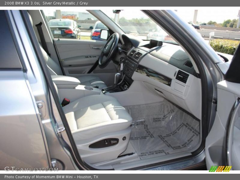 Silver Grey Metallic / Grey 2008 BMW X3 3.0si