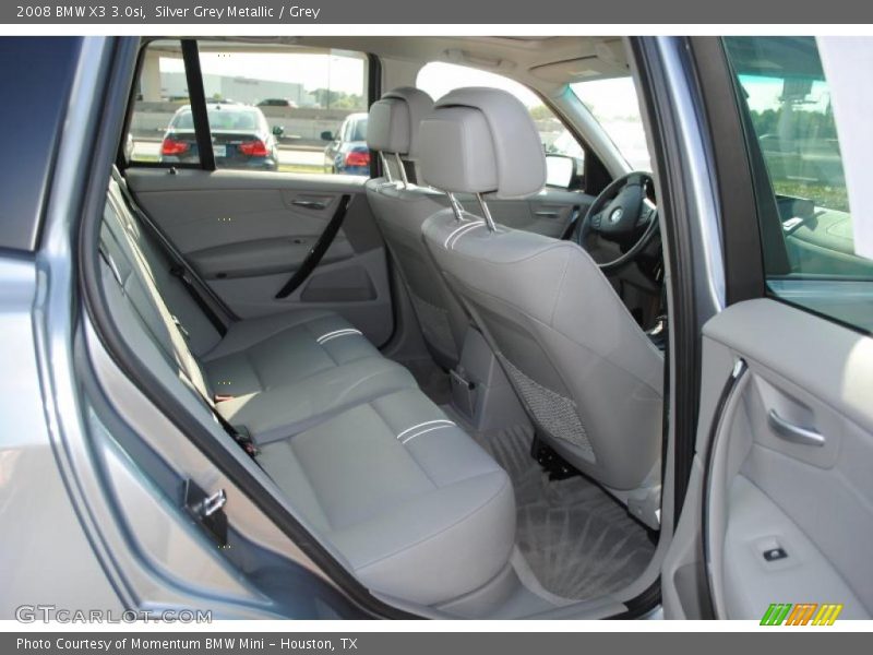 Silver Grey Metallic / Grey 2008 BMW X3 3.0si