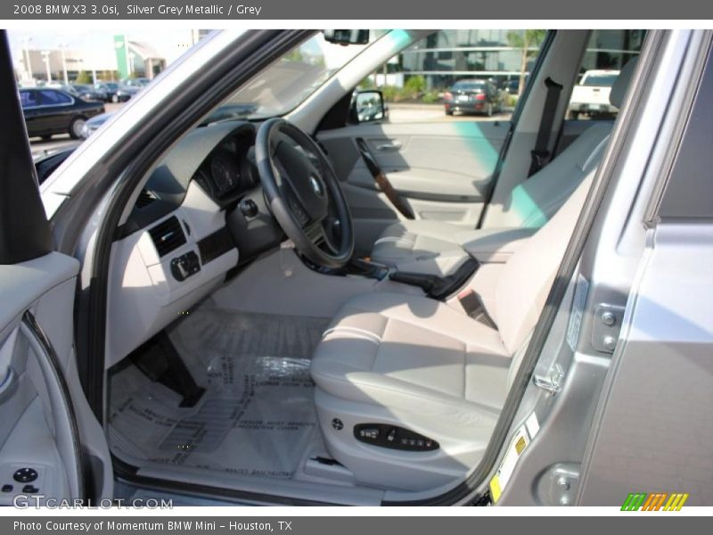 Silver Grey Metallic / Grey 2008 BMW X3 3.0si