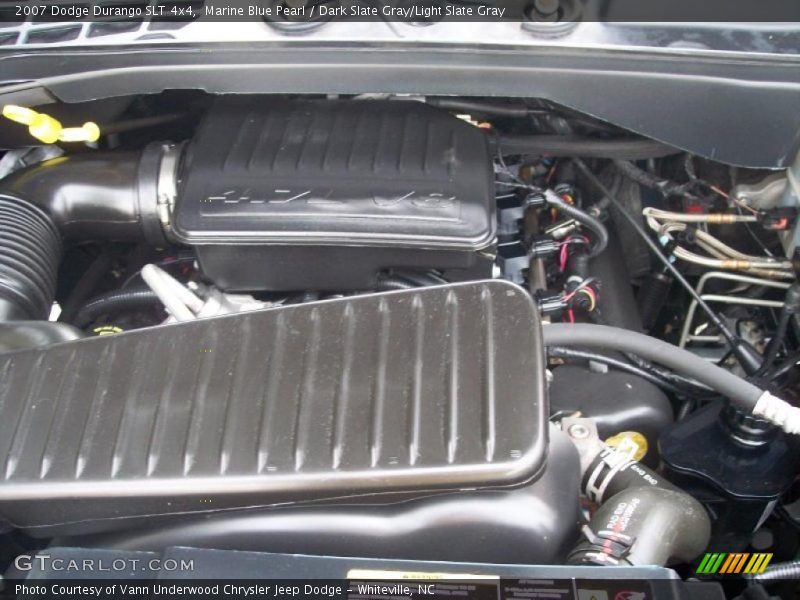 Marine Blue Pearl / Dark Slate Gray/Light Slate Gray 2007 Dodge Durango SLT 4x4