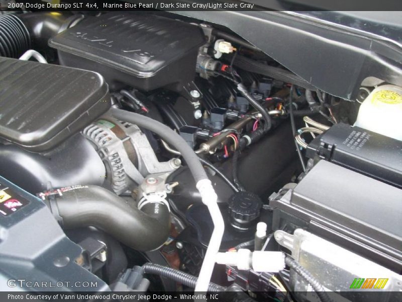 Marine Blue Pearl / Dark Slate Gray/Light Slate Gray 2007 Dodge Durango SLT 4x4