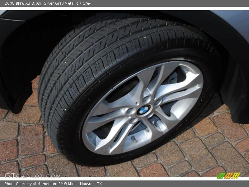 Silver Grey Metallic / Grey 2008 BMW X3 3.0si