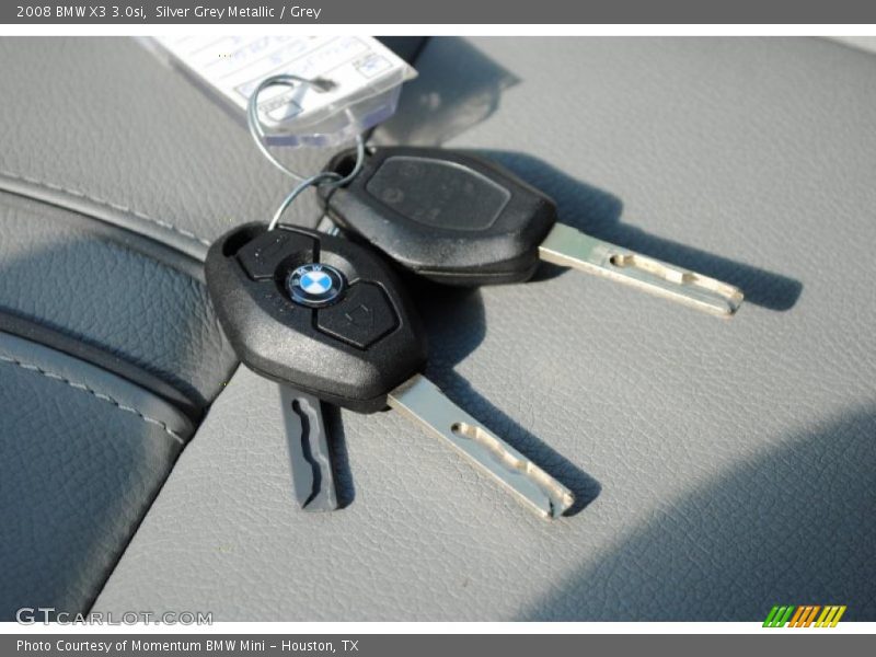Silver Grey Metallic / Grey 2008 BMW X3 3.0si