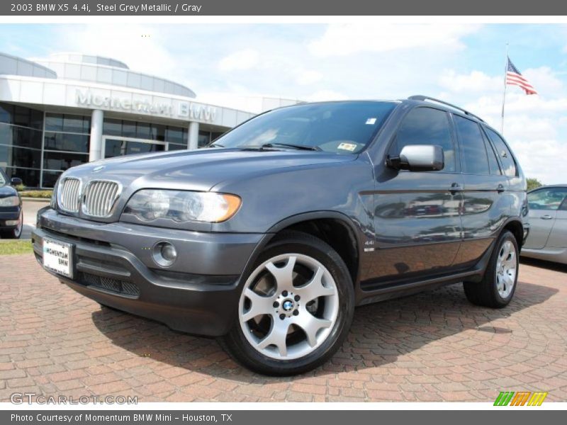 Steel Grey Metallic / Gray 2003 BMW X5 4.4i