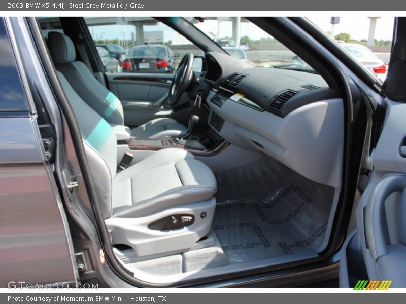 Steel Grey Metallic / Gray 2003 BMW X5 4.4i