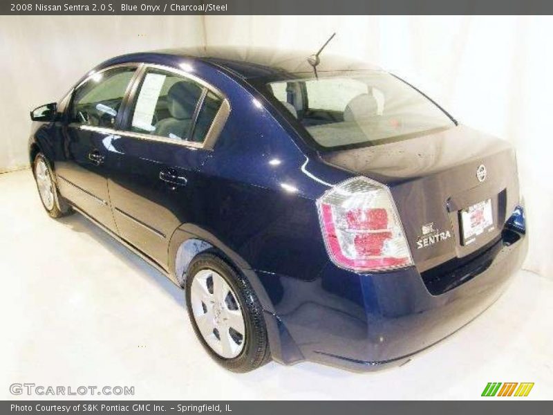 Blue Onyx / Charcoal/Steel 2008 Nissan Sentra 2.0 S