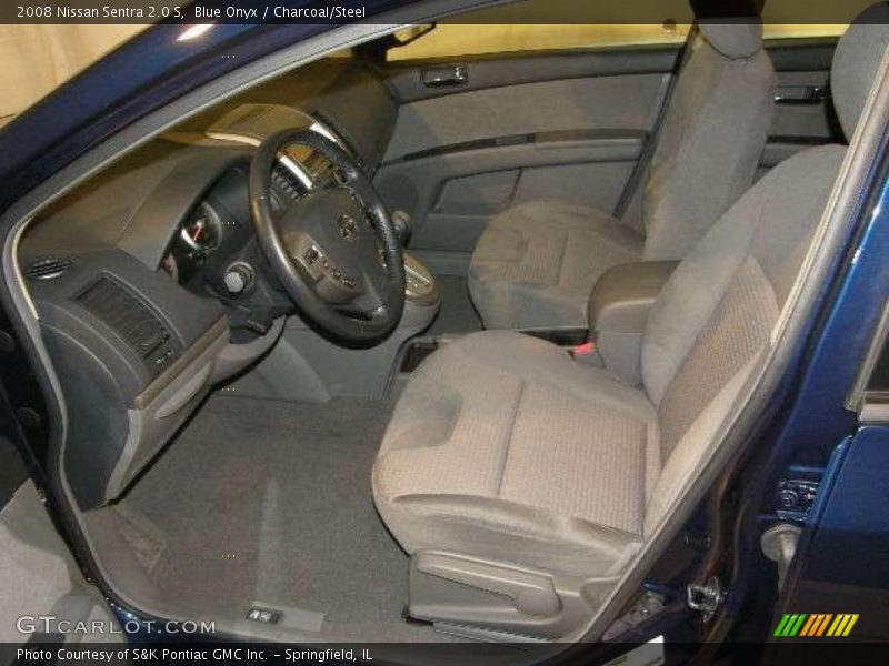 Blue Onyx / Charcoal/Steel 2008 Nissan Sentra 2.0 S
