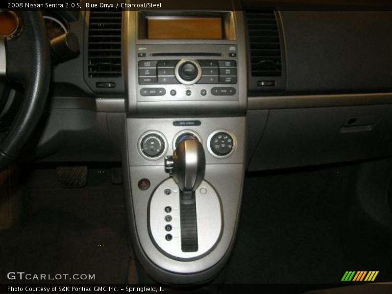 Blue Onyx / Charcoal/Steel 2008 Nissan Sentra 2.0 S