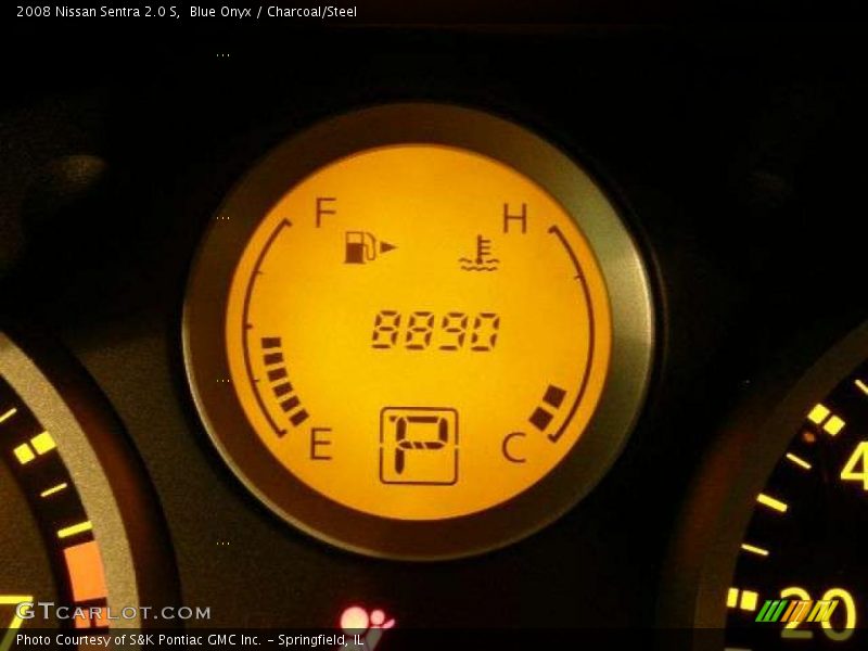 Blue Onyx / Charcoal/Steel 2008 Nissan Sentra 2.0 S