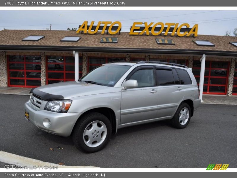 Millenium Silver Metallic / Gray 2005 Toyota Highlander Limited 4WD