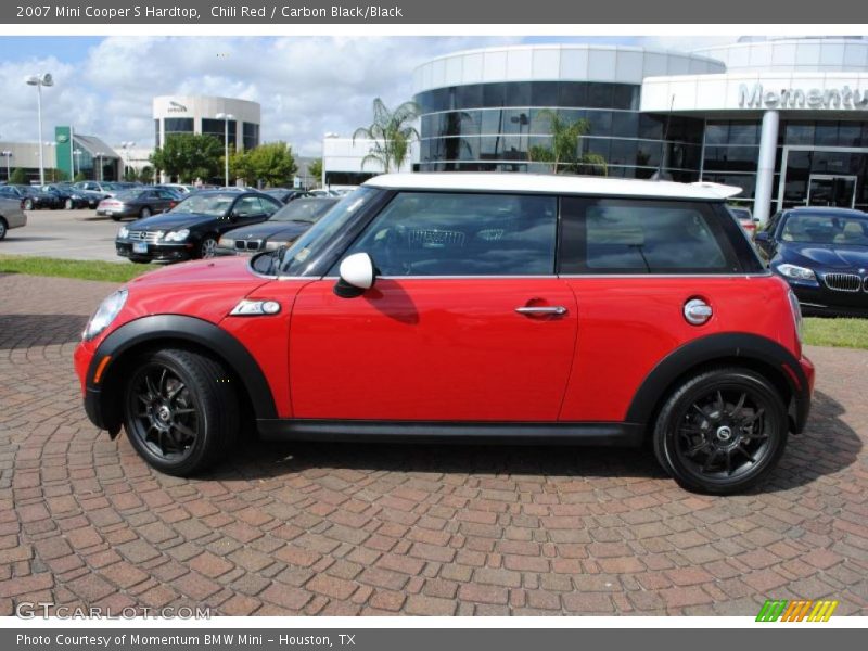 Chili Red / Carbon Black/Black 2007 Mini Cooper S Hardtop