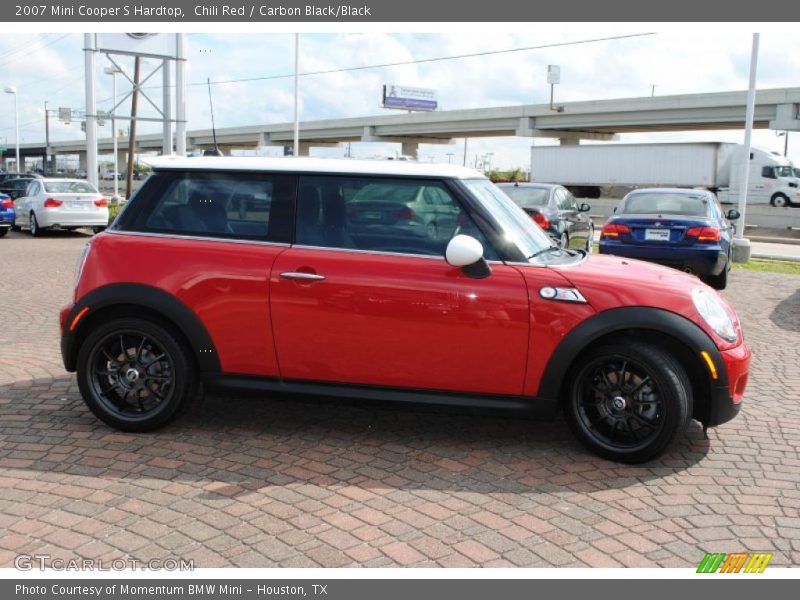 Chili Red / Carbon Black/Black 2007 Mini Cooper S Hardtop