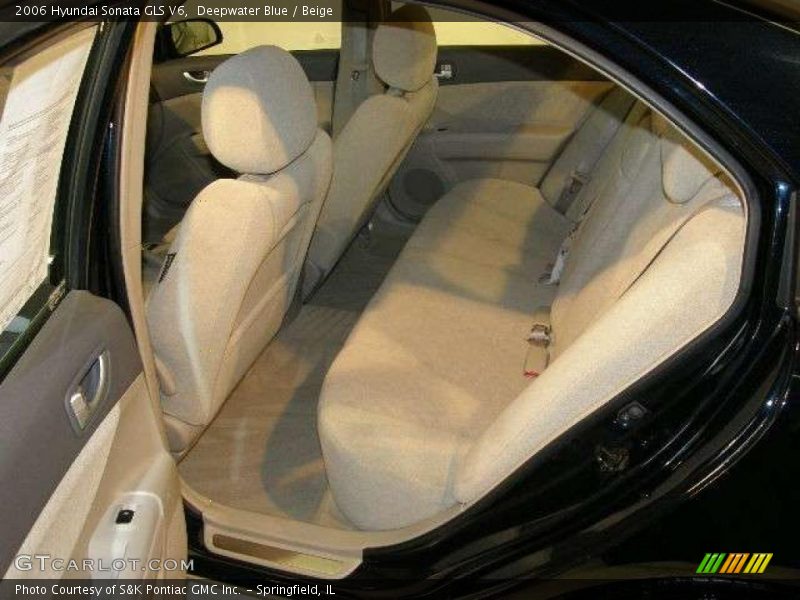 Deepwater Blue / Beige 2006 Hyundai Sonata GLS V6