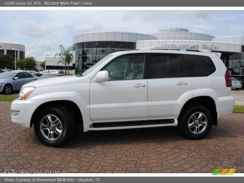 Blizzard White Pearl / Ivory 2008 Lexus GX 470