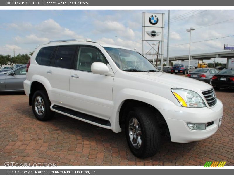Blizzard White Pearl / Ivory 2008 Lexus GX 470