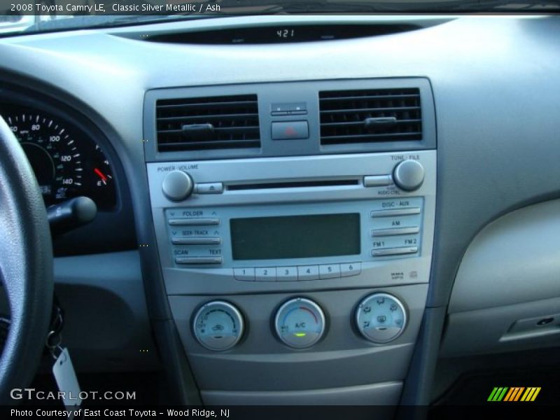 Classic Silver Metallic / Ash 2008 Toyota Camry LE