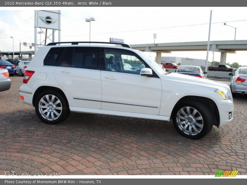 Arctic White / Black 2010 Mercedes-Benz GLK 350 4Matic