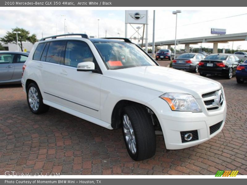 Arctic White / Black 2010 Mercedes-Benz GLK 350 4Matic