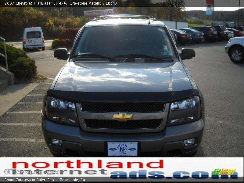 Graystone Metallic / Ebony 2007 Chevrolet TrailBlazer LT 4x4