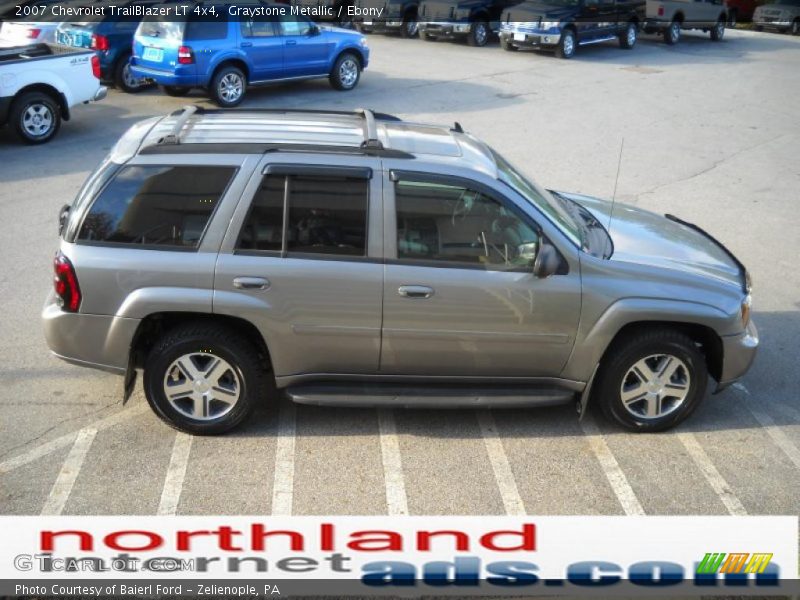 Graystone Metallic / Ebony 2007 Chevrolet TrailBlazer LT 4x4
