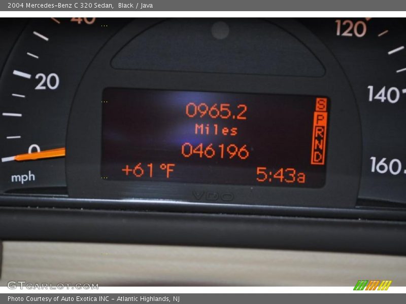Black / Java 2004 Mercedes-Benz C 320 Sedan