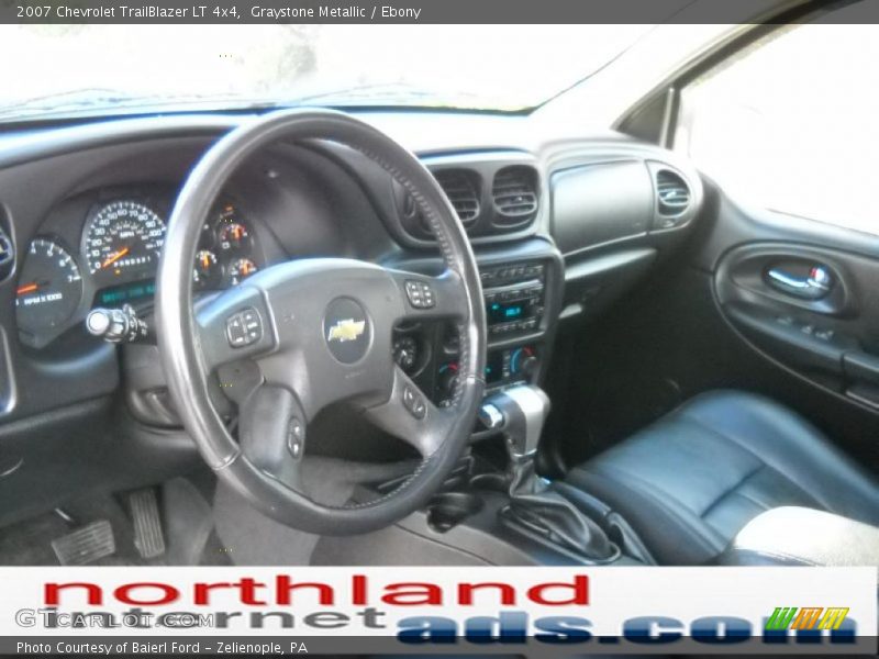Graystone Metallic / Ebony 2007 Chevrolet TrailBlazer LT 4x4