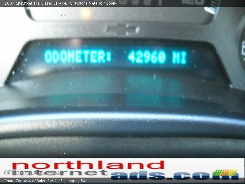 Graystone Metallic / Ebony 2007 Chevrolet TrailBlazer LT 4x4
