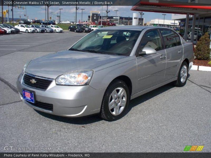 Silverstone Metallic / Ebony Black 2006 Chevrolet Malibu LT V6 Sedan