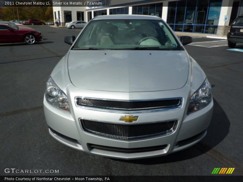 Silver Ice Metallic / Titanium 2011 Chevrolet Malibu LS
