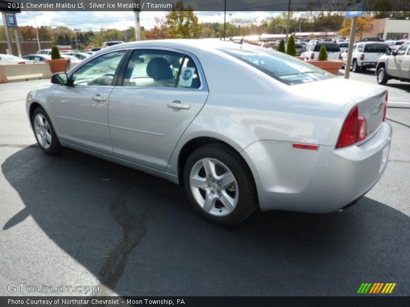 Silver Ice Metallic / Titanium 2011 Chevrolet Malibu LS
