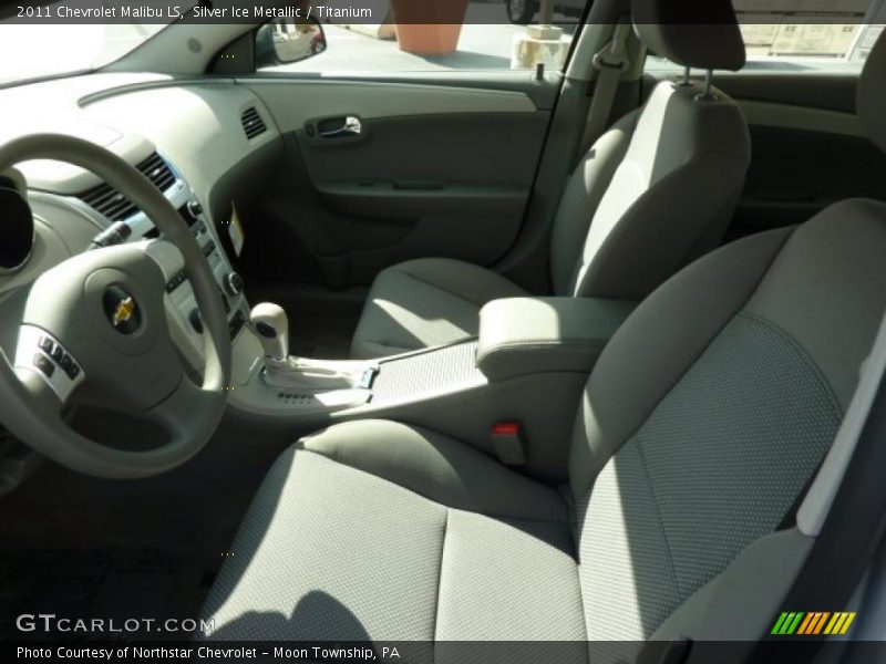 Silver Ice Metallic / Titanium 2011 Chevrolet Malibu LS